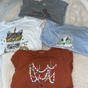 Girls shirts size 10/12